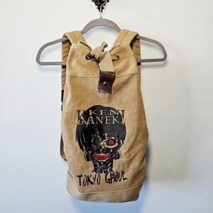 Tokyo Ghoul Ken Kaneki Canvas Backpack Bag Amine